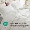Cotton Duvet Cover Boho Textured Embroidery Jacquard Duvet Cover Set Soft and Breathable Bedding Set for All Seasons - 3 of 4