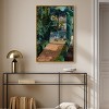 Art Remedy Entrance with Fountain Impresionism Landscape Wall Art Framed - 2 of 4
