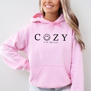 Simply Sage Market S.W.Smiley Cozy Outline Hoodie - 1 of 3