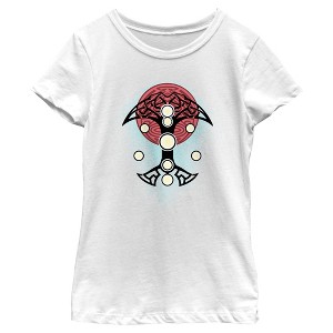 Girl's Marvel: Thor: Love and Thunder Nine Realms Geometric Costume T-Shirt - 1 of 4
