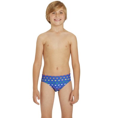 Sporti Rainbow Heart Brief Swimsuit Youth (22-28)