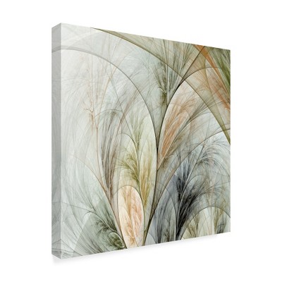 Trademark Fine Art -James Burghardt 'Fractal Grass V' Canvas Art