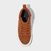 Kids' Cooper Mid Top Sneakers Boots - Cat & Jack™ Cognac - image 3 of 4