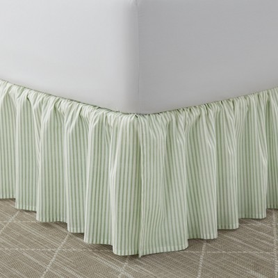 Laura Ashley Cotton Ruffled Bedskirt/Dust Ruffle/Box Spring Cover : Target