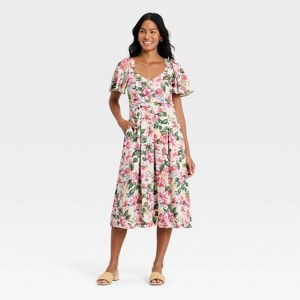 knee length dresses for ladies Wendy Midi main image 0