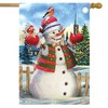 Briarwood Lane Winter House Flag 40x28 For Outdoor It's Snowing Christmas For Christmas House Flag - 2 of 4