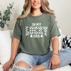 Simply Sage Market Women's In My Lucky Era Checkered Short Sleeve Garment Dyed Tee - 2 of 2