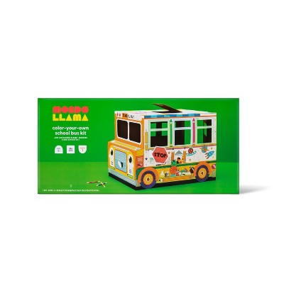 Color-Your-Own School Bus Kit - Mondo Llama™