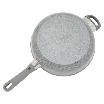 Gray 3.9-qt Aluminum Nonstick Sauté Pan with Glass Lid