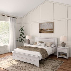 Plank+Beam Modern Farmhouse Queen Panel Bed - 1 of 4