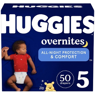 Huggies Overnites Nighttime Diapers Super Pack - Size 5 (50ct)