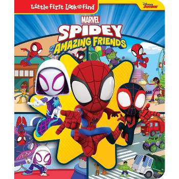 Disney Junior Marvel Spidey and His Amazing Friends: Little First Look and Find - by  Pi Kids (Board Book)