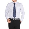 Cloudstyle Men's Dress Shirt Slim Fit Button Down Stripe Checked Shirt - 2 of 3