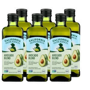 California Olive Ranch Avocado & Extra Virgin Olive Oil Blend - Case of 6/16.9 oz - 1 of 4