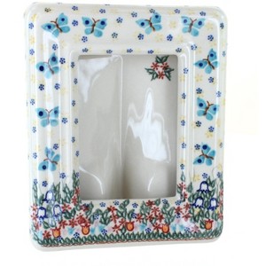 Blue Rose Polish Pottery 523 Vena Frame - 1 of 1