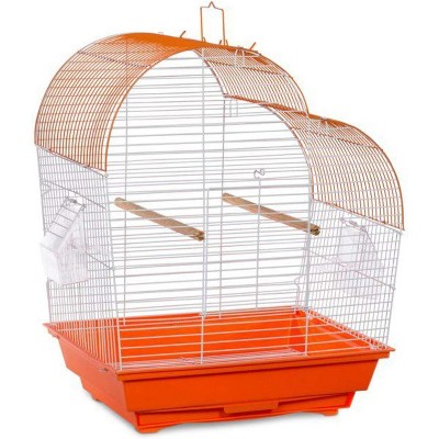 Prevue Pet Products Palm Beach Teardrop Roof Bird Cage - Aqua & White - SP21003A/W