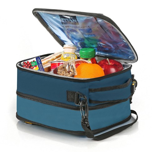 Stainless Steel Lunch Box with Heat Safe Insert Blue Abyss