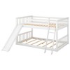 NicBex Bunk Bed with Convertible Slide,Wood Bunk Beds with Ladder and Guardrail,Bunk Bed Frame for Kids,Box Spring Not Required - 4 of 4
