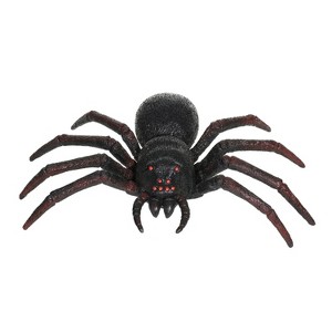 Seasons 20 in Black Plastic Spider Halloween Tabletop Decoration ...