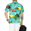 LA LEELA Men's Hawaiian Shirts Short Sleeve Button Down Shirt Mens Vacation Shirts Summer Casual Shirts for Men Funny - 2 of 4