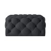 33"  Blue Velvet Rolling Tufted Cocktail Ottoman - 4 of 4