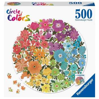 Ravensburger Circle of Colors: Flowers Jigsaw Puzzle - 500pc