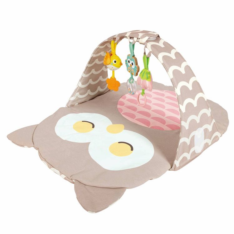 Hape Owl Bed Oscar Baby Playmat: Fabric Material, Animal Icon Pattern, 22.83" Length, 1 of 8