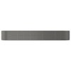 vidaXL Garden Raised Bed Grey Powder-coated steel 176 x 55.1 x 26.8 in - 3 of 4