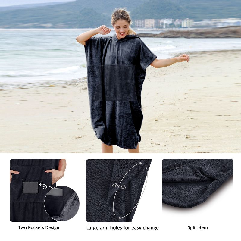 Microfiber Wearable Beach Towel, Summer Must-Haves - Catalonia™, 6 of 10
