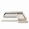 YOOCOZZ Upholstered Double Twin Size Daybed with Trundle and Drawer - 2 of 4