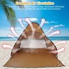 Pop Up Beach Tent Sun Shade Shelter Anti-UV Automatic Waterproof Tent Canopy for 2/3 Man - 4 of 4