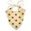 Unique Bargains Women's Fashion Knitted Hollow Triangle Headwrap 20.08"x9.84" Yellow 1 Pc - 4 of 4