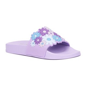 Olivia Miller Girl's Cool Gurl Slide Slippers - 1 of 4