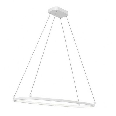 Elan Lighting Koloa 1 - Light Chandelier in  White