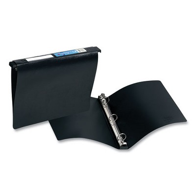 Avery Hanging Storage Flexible Non-View Binder with Round Rings, 3 Rings, 1" Capacity, 11 x 8.5, Black