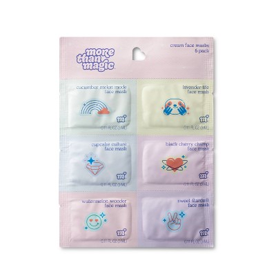 Cream Face Mask Variety Pack - 6pk - More Than Magic™