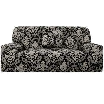 PiccoCasa Stretch Sofa Cover Chair Couch Slipcover with One Cushion Case