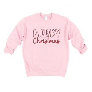 Simply Sage Market Women's Graphic Sweatshirt Merry Christmas Bold - 1 of 4