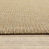 Captiv8e Designs Kokomo Textured Basket Weave Solid Light Brown Indoor/Outdoor Rug - 2 of 4