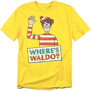Wheres Waldo Waldo Wave Adult T-Shirt - 1 of 4