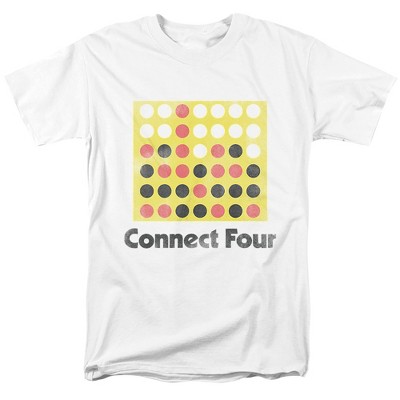 Men's Connect Four Classic Logo Distressed T-Shirt