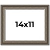 PosterPalooza | Photo Size Weathered Black Picture Frame - UV Acrylic, Foam Board Backing, Hanging Hardware - 2 of 4