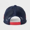 Baby Boys' Stars Trucker Hat - Cat & Jack™ Navy Blue 12-24M - 2 of 3