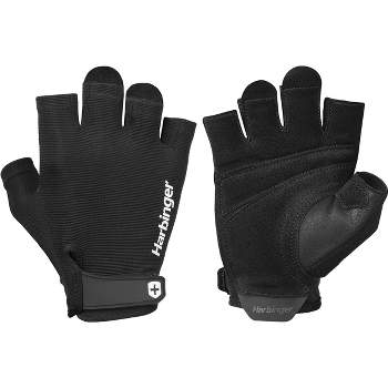 Harbinger Unisex Power Weight Lifting Gloves 2.0 - Black