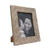 5x7 Inches Brass Wood & Glass Photo Frame - Foreside Home & Garden - 2 of 4