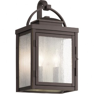 Kichler Lighting Carlson 2 - Light Wall Light in  Rubbed Bronze - 1 of 4