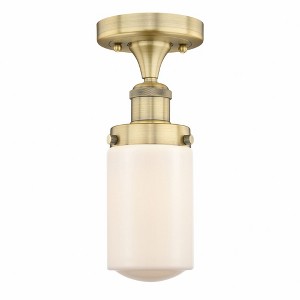 Dover - 1 Light Semi-Flush Mount In Industrial Style-8.25 Inches Tall and 6.5 Inches Wide - 1 of 1