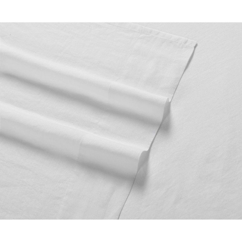 300 Thread Count Linen Solid Sheet Set - Brooklyn Loom, 4 of 7