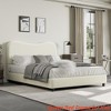 Twin/Full/Queen Size Bed Frame for Kids w/ Velvet Upholstered Headboard, Cute Low Profile Platform Bed for Girls and Boys - 4 of 4
