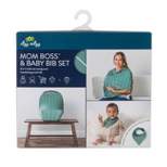 Itzy Ritzy Mom Boss 4-in-1 Nursing Cover & Baby Bib Set - Sage